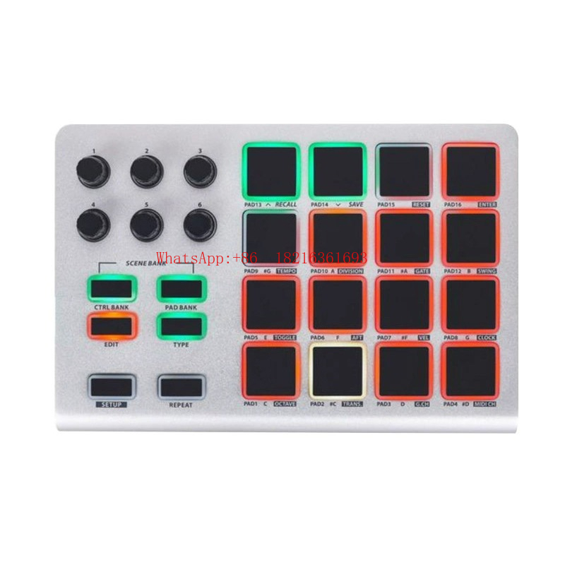 20.26NEW แผ่นดรัมอะลูมิเนียมแบ - Midi Controller Pad บทวิจารณ์และราคา
