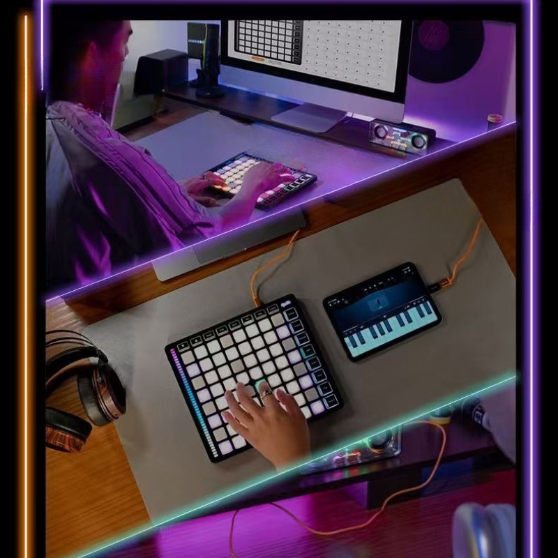 คอนโทรลเลอร์ MIDI แบบ 64 คีย์  - Midi Controller Pad บทวิจารณ์และราคา