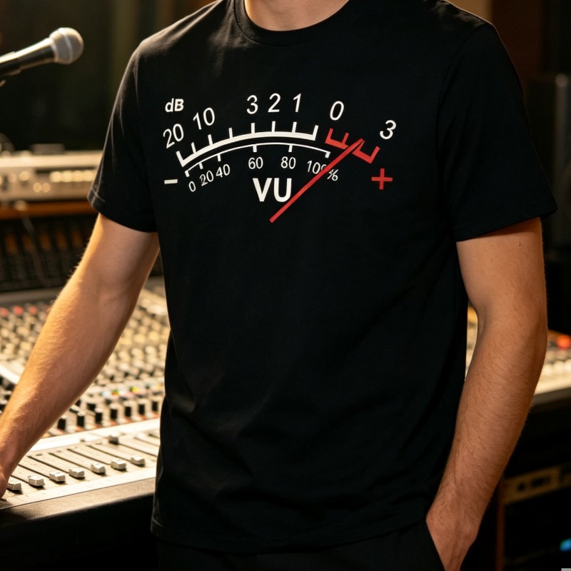 เสื้อยืด VU Meter dB สำหรับผู้ - Audio Music Dj บทวิจารณ์และราคา
