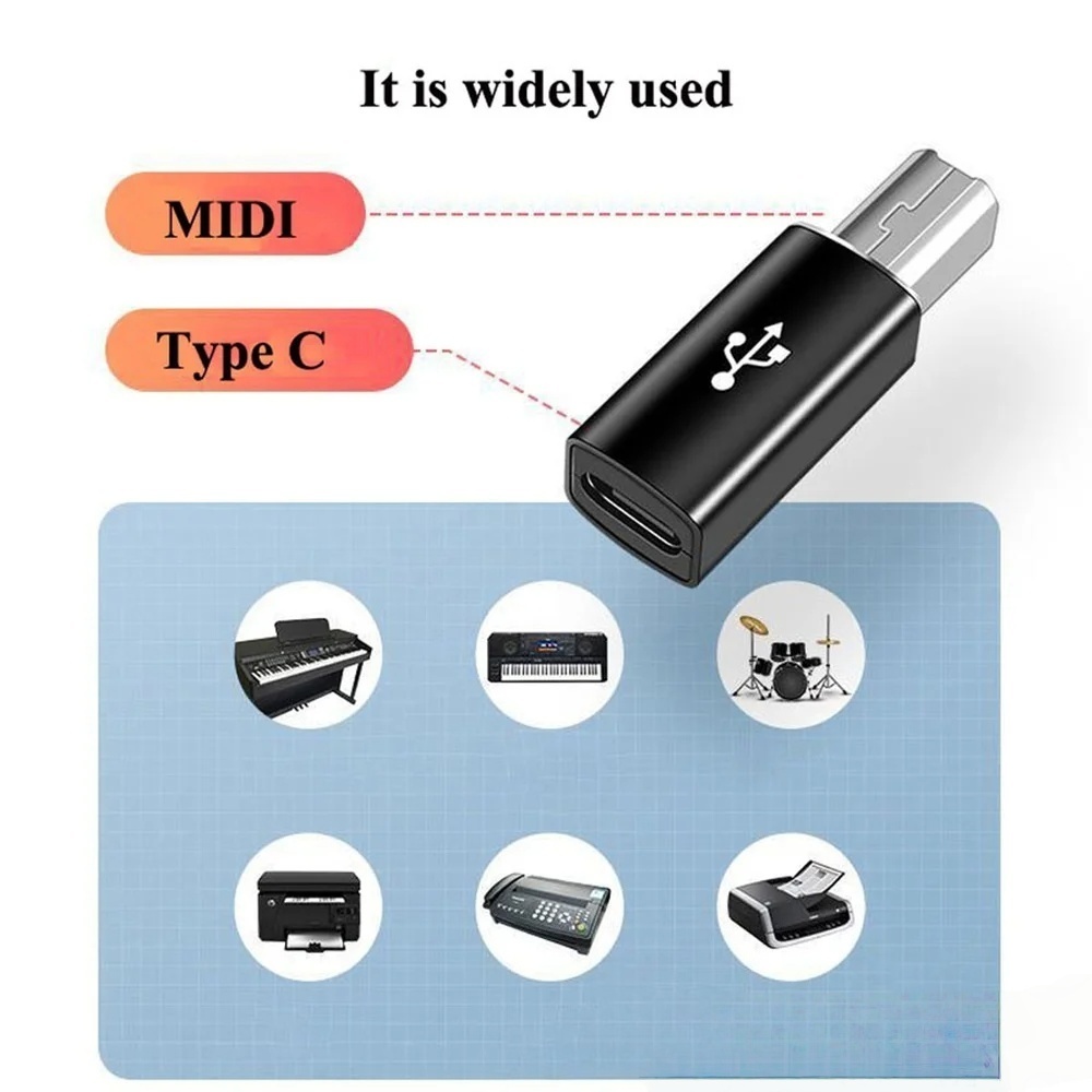 อะแดปเตอร์ USB B ชาย เป็น USB  - Midi Controller Pad บทวิจารณ์และราคา