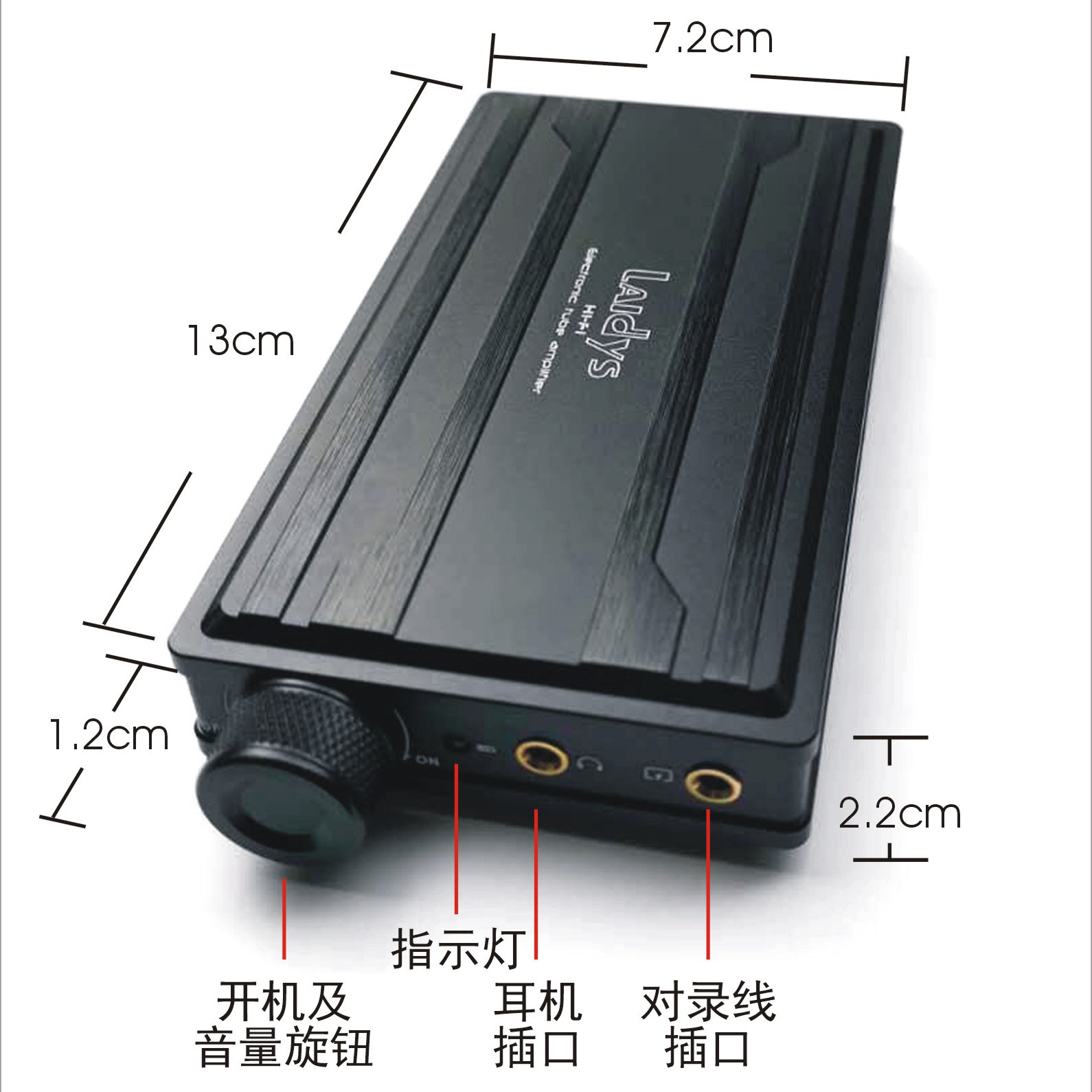 LAIDYS แอมป์หูฟังแบบท่อพกพา แอ - Headphone Amplifier Dac บทวิจารณ์และราคา