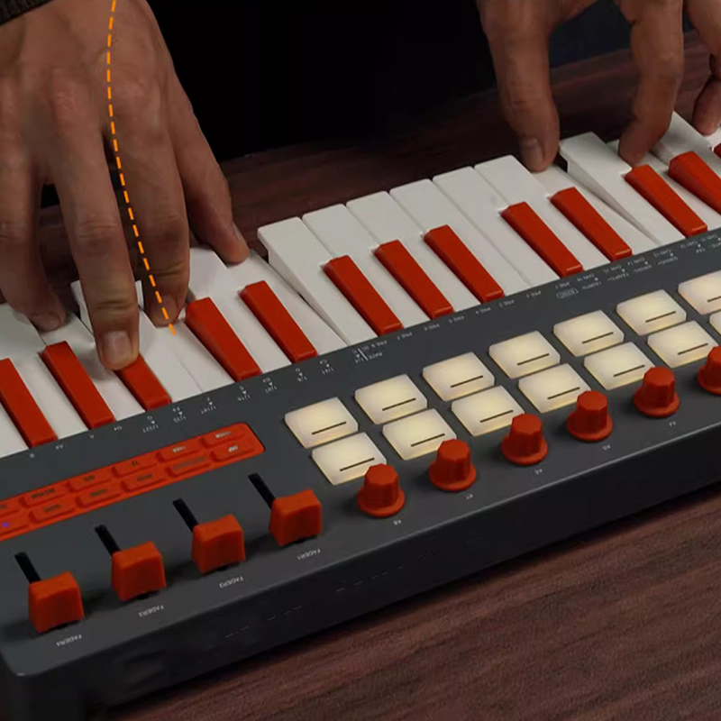 คีย์บอร์ด MIDI 37 คีย์ แบบพกพา - Midi Controller Pad บทวิจารณ์และราคา