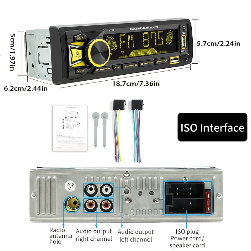 วิทยุติดรถยนต์ 1DIN แบบ FM, เค - Audio Without Music บทวิจารณ์และราคา